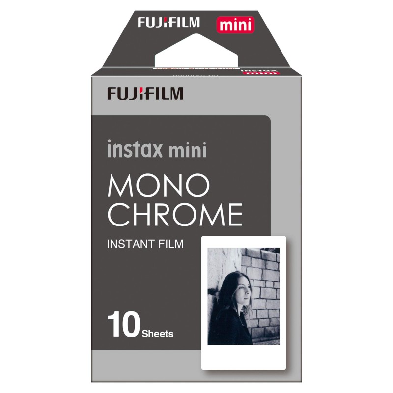 Carrete Fujifilm Instax mini monochrome 10 hojas
