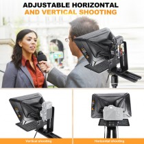 Teleprompter Lensgo TC12 para cámaras y iPads.