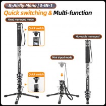 Fotopro Monopie X-airfly fibra de carbono