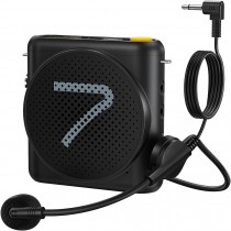 7RYMS WA1 (SE) Amplificador de voz portátil con micrófono de auriculares con cable
