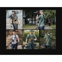 PGYTECH CORREA HOMBRO 2 CAMARAS MASTER VERDE