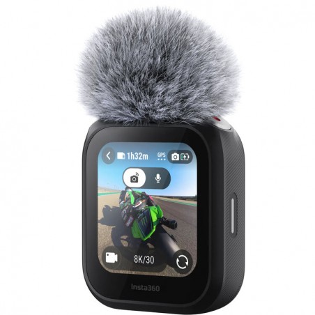 insta360 Controlador remoto GPS para previsualización con micrófono incorporado
