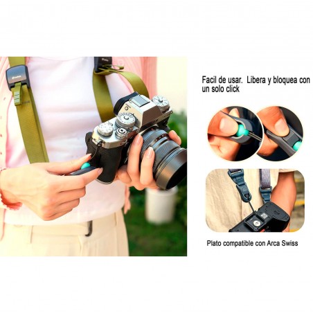 Leofoto L-CS-209 correa verde