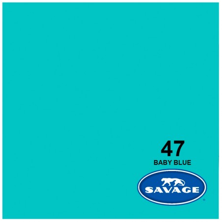 Fondo de Papel Savage 2,72 x 11 m Baby Blue