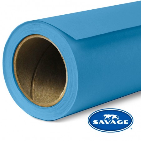 Fondo de Papel Savage 2,72 x 11 m Gulf Blue