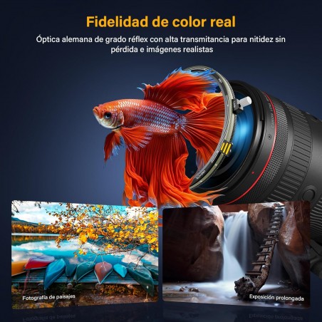 HY Filtro 52mm VND+ CPL Nova, 2 en 1 (1,5-5 Pasos)