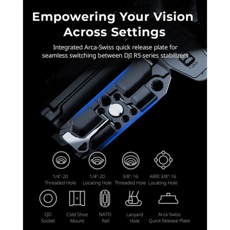 SmallRig 4902 para Panasonic LUMIX S1R II / S5 II / S5 IIX / G9 II jaula