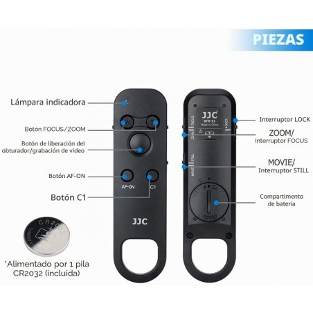 JJC RMT-P1BT Mando a Distancia Bluetooth para Sony