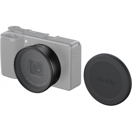 SmallRig 5679 Filtro UV SmallRig para RICOH GR IV, Doble Protección para Lente Retráctil GR IV, Filtro UV y Parasol en Uno
