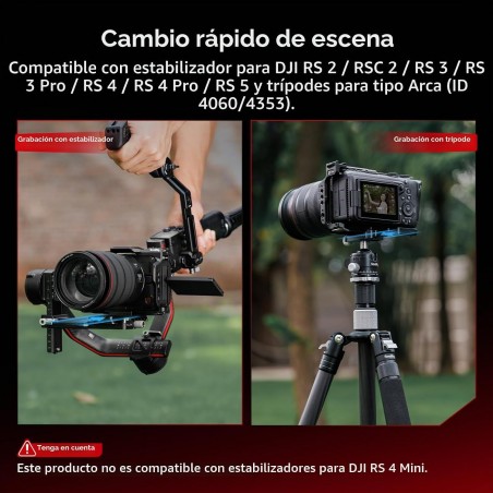 SmallRig 6372 Jaula para Canon EOS R6 V Hawklock Quick release