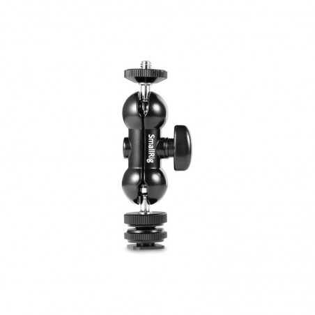 SmallRig 1135 Cool-Ballhead-V1 Rótula doble multifunción con zapata y tornillo de 1/4