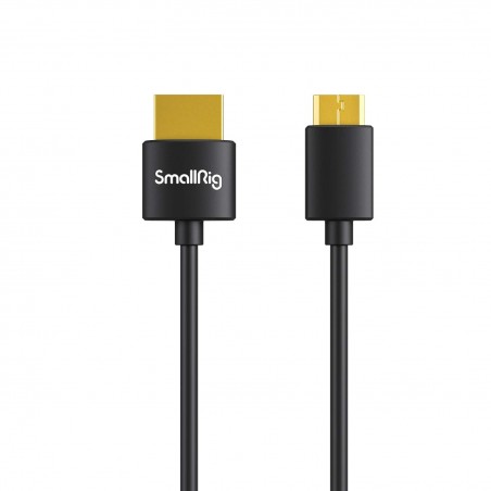SmallRig 3041 – Cable HDMI Ultra Slim 4K Mini HDMI (Tipo C) a HDMI (Tipo A) 55 cm